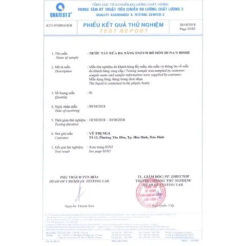 1,5L Nước lau sàn thiên nhiên từ enzym bồ hòn quế