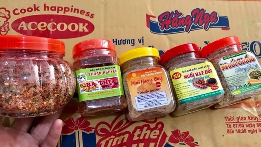 10 lọ muối hạt dổi Tây Bắc giá sỉ