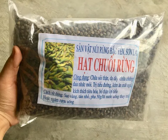 1kg hạt chuối rừng Tây Bắc