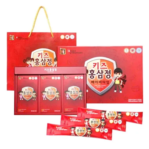Nước Hồng Sâm Sanga Baby Hàn Quốc Hộp 30 Gói - Giúp Trẻ Ngủ Ngon, Tăng Cường Miễn Dịch, Dinh Dưỡng Cho Trẻ Em 827591