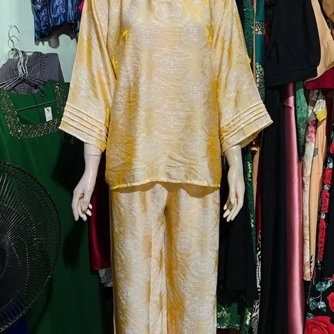 set áo và quần Pháp phục, áo bà ba cách tân tơ ánh xá sang trọng mẫu mới cao cấp Size SMLXL, dưới 70kg mặc đẹp
