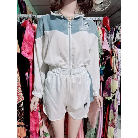 Set gió  màu xám Hàng đẹp cao cấp Giá 290k/ cả set Size SM Hàng có sẵn giao ngay