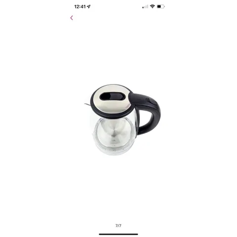 Ấm đun nước dùng điện bằng thủy tinh, thương hiệu Lock&Lock EJK341 1.8L Hàng có sẵn giao ngay Giá 490k