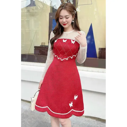 Đầm tapta cao cấp mix ren chuẩn hàng hotgirl (như hình thật shop chụp) Giá 420k  Hàng có sẵn giao ngay S, eo dưới 66cm