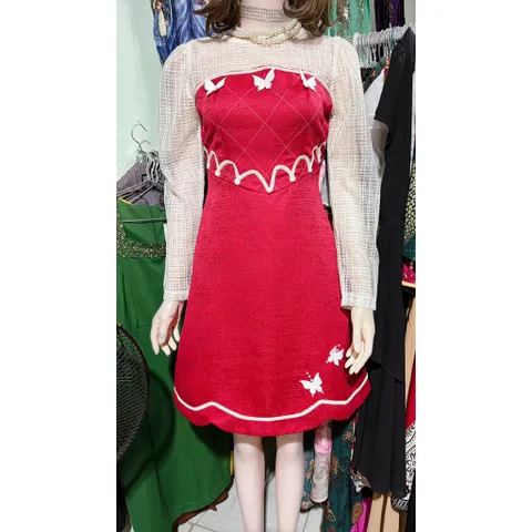 Đầm tapta cao cấp mix ren chuẩn hàng hotgirl (như hình thật shop chụp) Giá 420k  Hàng có sẵn giao ngay S, eo dưới 66cm