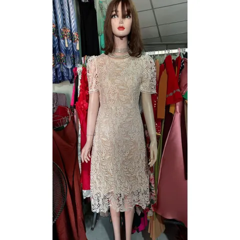 Đầm ren cao cấp  Hàng có sẵn giao ngay  Có đủ size SML Màu kem S và màu trắng ML Giá 399k Chất liệu ren cao cấp