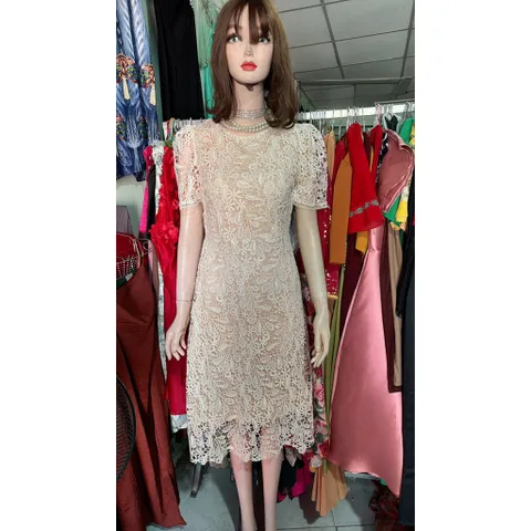 Đầm ren cao cấp  Hàng có sẵn giao ngay  Có đủ size SML Màu kem S và màu trắng ML Giá 399k Chất liệu ren cao cấp