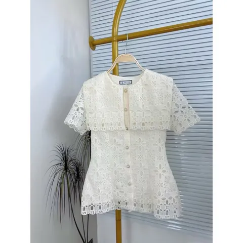 Áo ren cao cấp Hàng có sẵn giao ngay Giá 290k Chất liệu ren nổi siêu đẹp, dễ dàng phối chân váy, quần, …đi biển