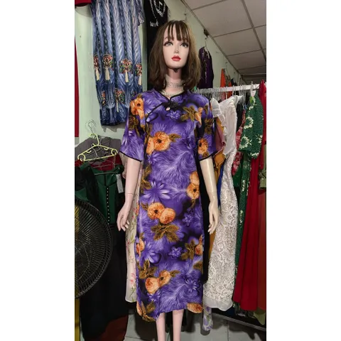 Sườn Xám Thanh Lịch, Cổ Điển Hàng có sẵn giao ngay Đủ size SMLXL Eo dưới 80cm mặc đẹp Giá 290k