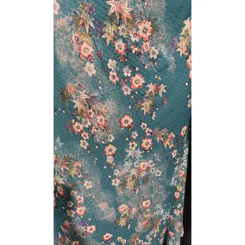 Đầm hoa nhúng eo che khuyết điểm Hàng có sẵn giao ngay XL Có đủ size SMLXL, eo dứoi 84cm mặc đẹp o giãn dễ mặc Giá 330