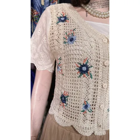 Áo len cardigan len dệt kim phong cách Hàn Quốc đi biển , du lịch .... Hàng có sẵn giao ngay, kèm áo lót 2 dây