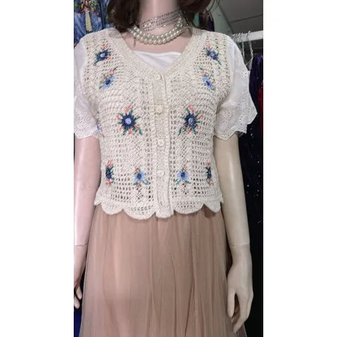 Áo len cardigan len dệt kim phong cách Hàn Quốc đi biển , du lịch .... Hàng có sẵn giao ngay, kèm áo lót 2 dây