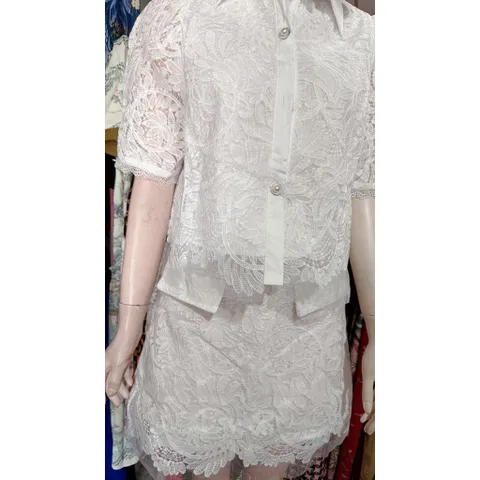 Áo ren siêu đẹp Size SML mặc đẹp Giá 220k Hàng có sẵn giao ngay L Màu trắng