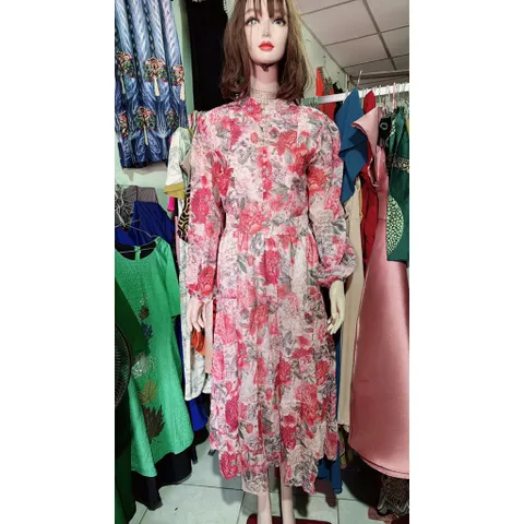 Đầm maxi hoa dáng dài mặc đi biển, du lịch siêu đẹp Hàng có sẵn giao ngay M, eo dưới 72cm Đúp lót 2 lớp Giá 350k