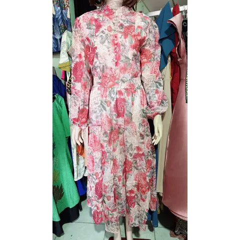 Đầm maxi hoa dáng dài mặc đi biển, du lịch siêu đẹp Hàng có sẵn giao ngay M, eo dưới 72cm Đúp lót 2 lớp Giá 350k