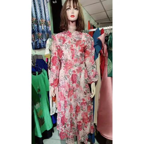 Đầm maxi hoa dáng dài mặc đi biển, du lịch siêu đẹp Hàng có sẵn giao ngay M, eo dưới 72cm Đúp lót 2 lớp Giá 350k