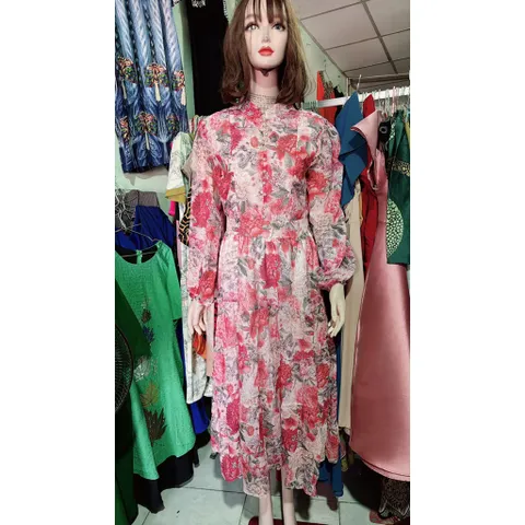 Đầm maxi hoa dáng dài mặc đi biển, du lịch siêu đẹp Hàng có sẵn giao ngay M, eo dưới 72cm Đúp lót 2 lớp Giá 350k