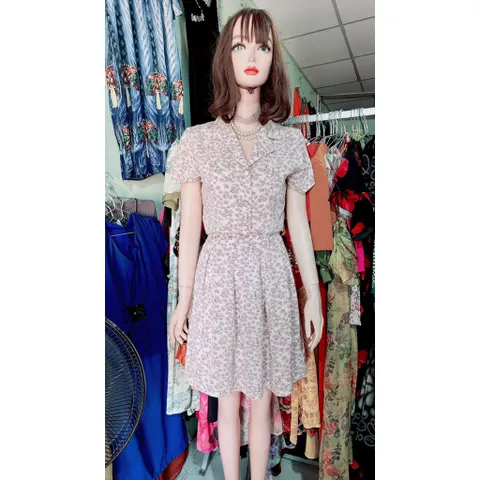Set áo + chân váy hoa tím Giá 290k Hàng có sẵn giao ngay L Size SML Đi biển đi du lịch siêu đẹp