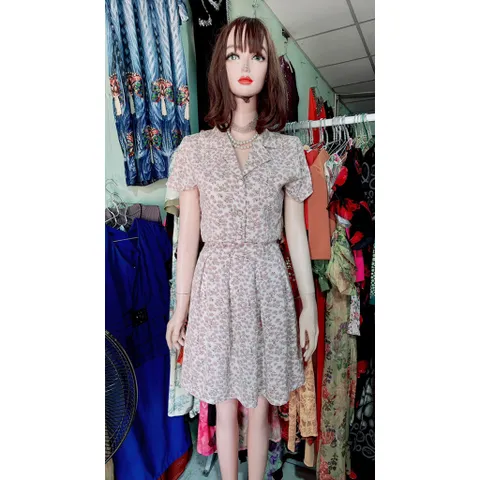 Set áo + chân váy hoa tím Giá 290k Hàng có sẵn giao ngay L Size SML Đi biển đi du lịch siêu đẹp