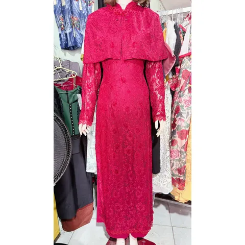 Set áo dài depren siêu đẹp + quần + áo choàng ( gồm 3 chi tiết) Hàng có sẵn giao ngay