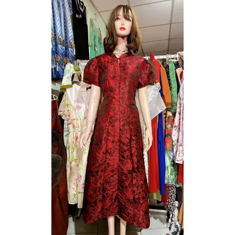 đầm tapta dáng dài siêu xinh, hàng có sẵn giao ngay giá 390k đủ size SMLXL, eo dưới 82cm mặc đẹp chất liệu tapta xịn