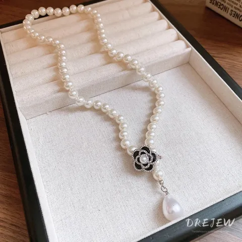 Vòng cổ ngọc nhân tạo đính kim cương nhẹ vòng cổ sang trọng Hàng có sẵn giao ngay Giá 250k
