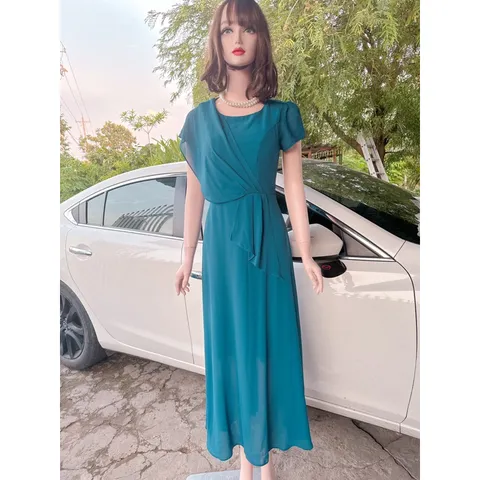 Đầm dạ hội siêu sang HÀng có sẵn giao ngay Giá 390k Màu xanh coban  chuyên hàng thiết kế Đủ size tới 75kg
