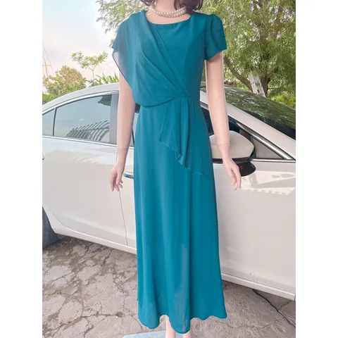 Đầm dạ hội siêu sang HÀng có sẵn giao ngay Giá 390k Màu xanh coban  chuyên hàng thiết kế Đủ size tới 75kg
