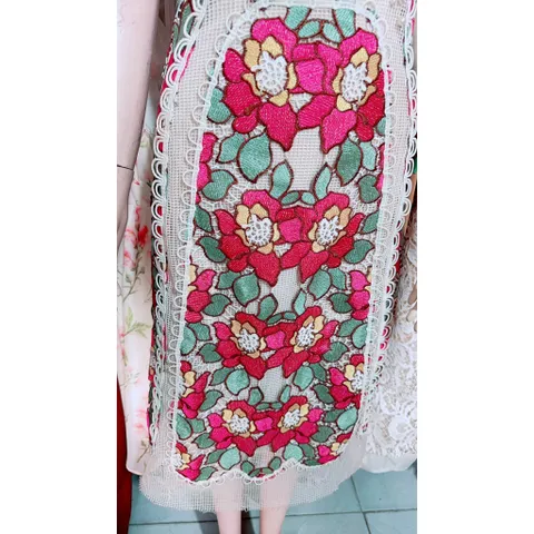 Đầm dự tiệc  ren cao cấp thanh lịch dáng chữ A hai dây đính kết , cover hãng Amy Hàng có sẵn giao ngay S Size S