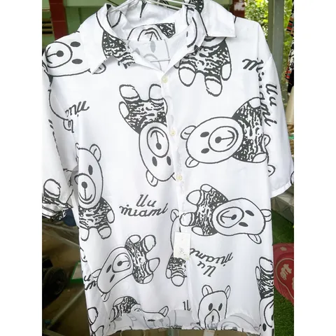 Mẫu Áo Sơmi Lụa Họa Tiết Sáng Màu - Cuban Shirt - Vải Lụa Thoáng Mát - Chống Nhăn - Chống Nhàu Giá 150k
