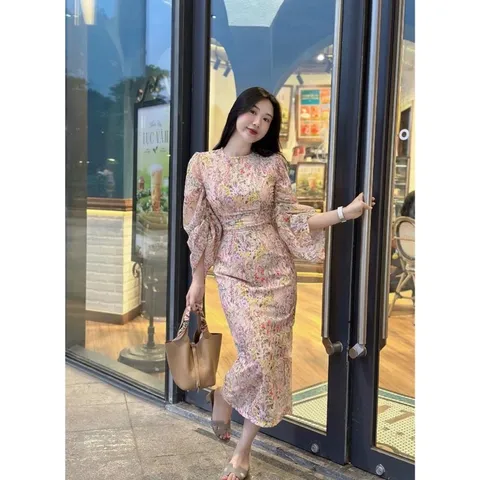 Đầm Thiết Kế Trẻ Trung , Đầm Hoa Miyeon Đi Làm Dạo Phố Đủ Size 45-90kg, có bigsize Hàng có sẵn giao ngay Giá 290k