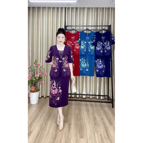 Đầm giả vest siêu đẹp và sa✅ co giản 4 chiều, MẶC THÕA MÁT, THẤM HÚT MỒ HÔI TỐT, CHẤT VÃI KHÔNG NHĂN NHÀU