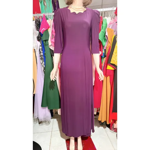 Áo Dài + quần, Tay Lỡ cổ cách điệu siêu đẹp Hàng có sẵn giao ngay eo dứoi 100cm mặc đẹp Giá 399k/ cả set gồm áo dài