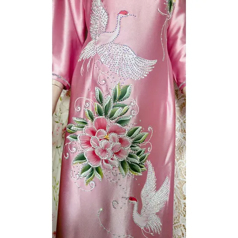 Áo dài cho mẹ, áo dài lụa ruby cao cấp  Đủ size S - 3XL Áo Dài Mẹ, Áo Dài Bà Sui Cao Cấp Chất Lụa Ruby