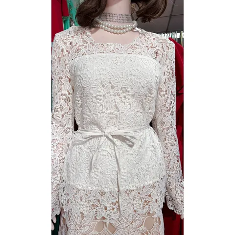Áo ren siêu đẹp Hàng có sẵn giao ngay Giá 260k/ áo ren Cả set giá 399k/ cả set Đúp lót 2 lớp Áo size SM, chân váy đủ