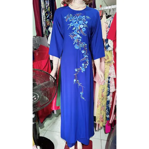 áo dài thêu kèm quần