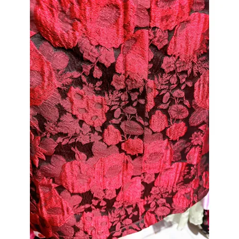 Đầm tafta hoa nổi cao cấp đứng form sang trọng Hàng có sẵn giao ngay Size SMLXL2XL, eo dưới 88 cm mặc đẹp Giá 299k