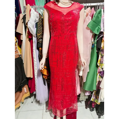 Dạ hội kim sa siêu đẹp, có sẵn mút ngực Eo dưới 80cm , size SMLXL Hàng có sẵn giao ngay XL Giá 390k