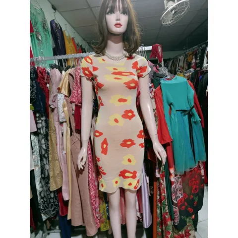 Đầm body len hoa siêu xinh (ảnh thật) Giá 250k Hàng có sẵn giao ngay chuyên hàng thiết kế