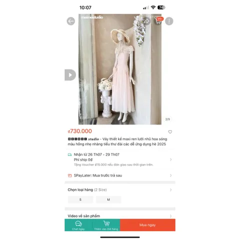 Đầm thiết kế maxi ren lưới nhũ hoa sóng màu hồng nhạt nhẹ nhàng tiểu thư đài cát Hàng có sẵn giao ngay LXL Đủ size SMLXL