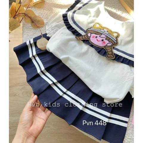 Set áo + váy cho bé Size 27-30kg Giá 150k