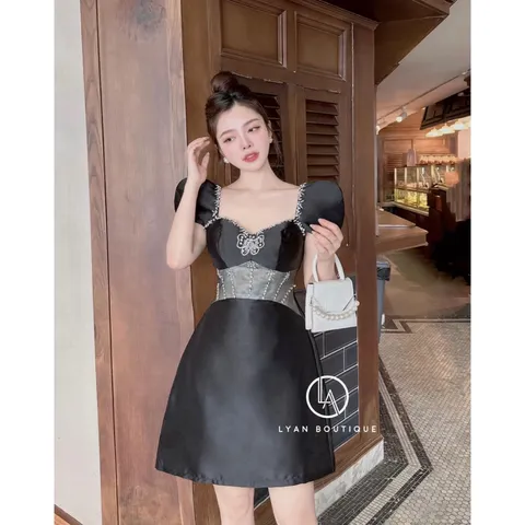 Đầm đính kết siêu đẹp Giá 290k Hàng có sẵn giao ngay Hàng đường may đẹp, kỹ, đúng mô tả.  100% sử dụng hình ảnh thật