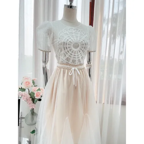 Váy ren xoè thiết kế cao cấp, đầm công chúa hot hit  Giá 380k Hàng có sẵn giao ngay Hàng bao đẹp Như hình chụp