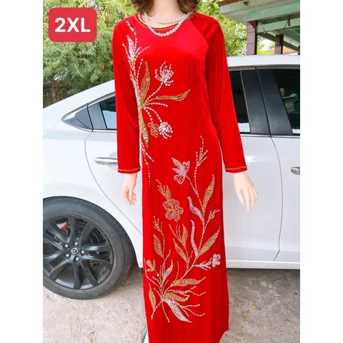 Áo dài đính kết đẹp
