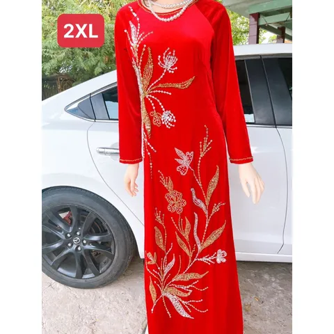 Áo dài đính kết đẹp
