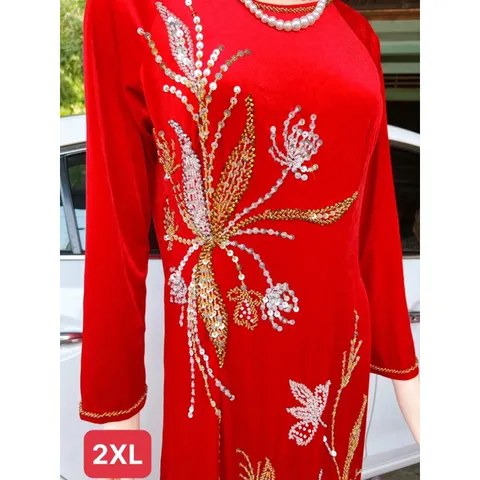 Áo dài đính kết đẹp