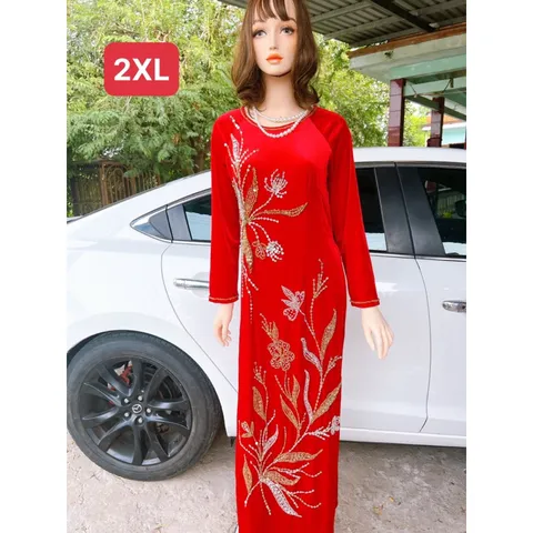 Áo dài đính kết đẹp