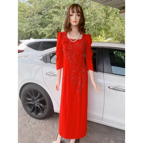 Áo dài đính kết cao cấp