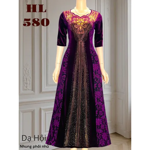 Giá 390k **CHẤT LIỆU : THUN NHŨ CO GIÃN - CƯỜM ÉP CAO CẤP Đầm tiệc đẹp như hình Hàng có sẵn giao ngay