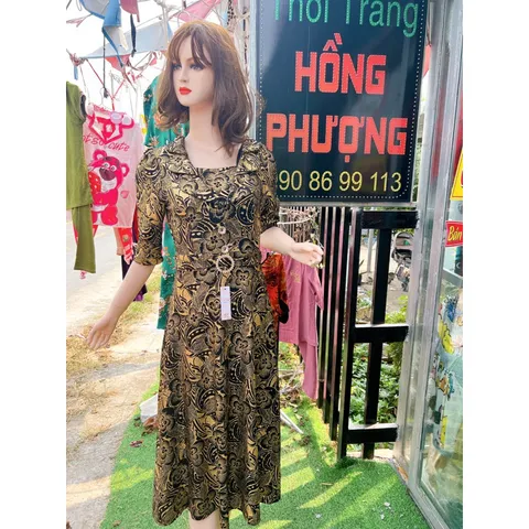 Đầm cổ vest nhũ kim sa siêu đẹp, siêu sang Có co giãn Hàng có sẵn giao ngay Giá 360k